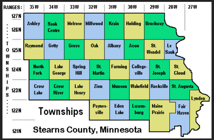 Stearns County Township Map Meeker County Nuclear Plant Proposal - Ms Patten